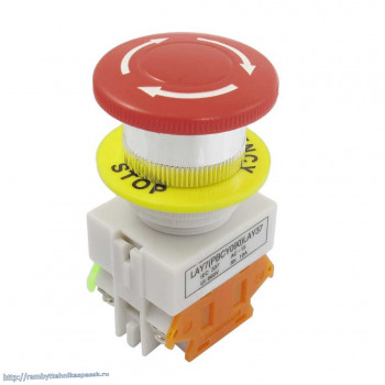 ������� ������ ���������� � ��������� ���������� ������ EMERGENCY STOP ��������� ��������� LAY37-11ZS, 1NO 1NC DPST